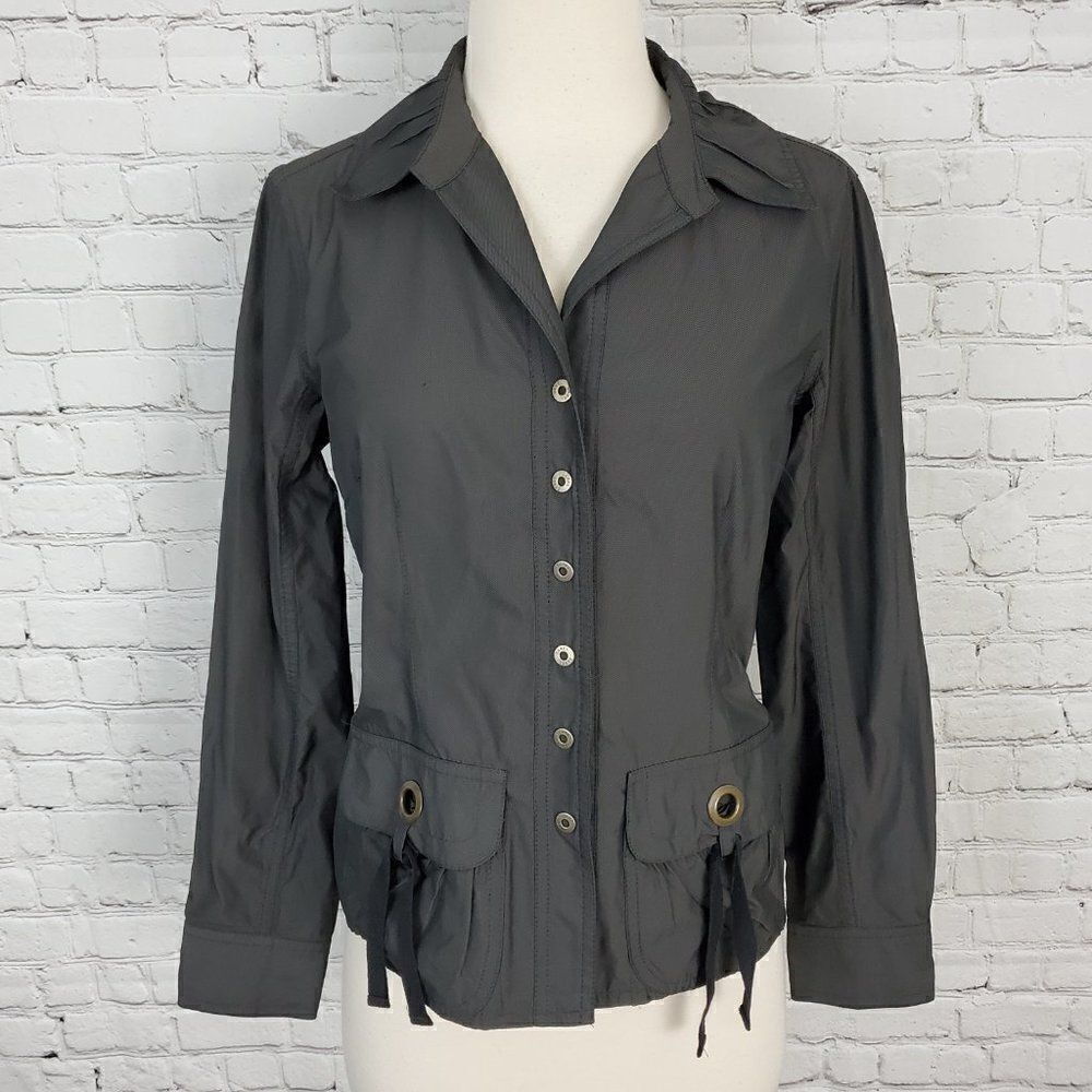 GERARD DAREL Gray Lightweight Jacket 36 4